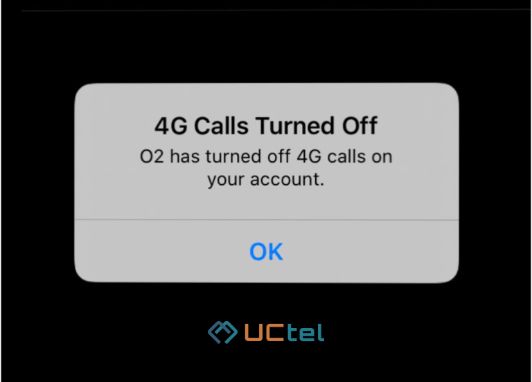 Why are 4G Calls Turned Off on O2 and How to Fix It | UCtel