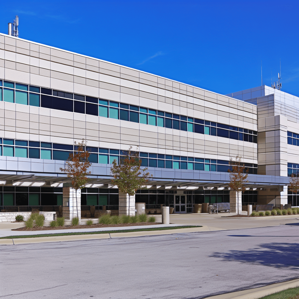 Case Study: Hillingdon Hospital - Mobile Connectivity Solution building exterior